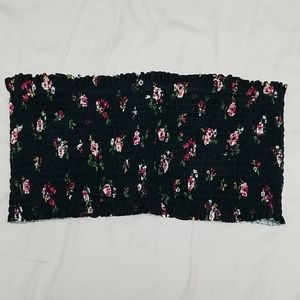 Strapless bikini swim top